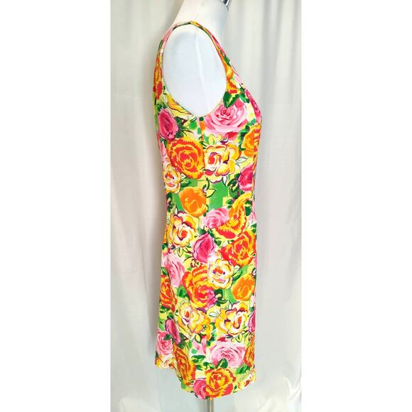 Vintage Jams World Floral Mini Dress Rosanna Print Sleeveless Pockets Juniors 7 - Picture 3 of 8